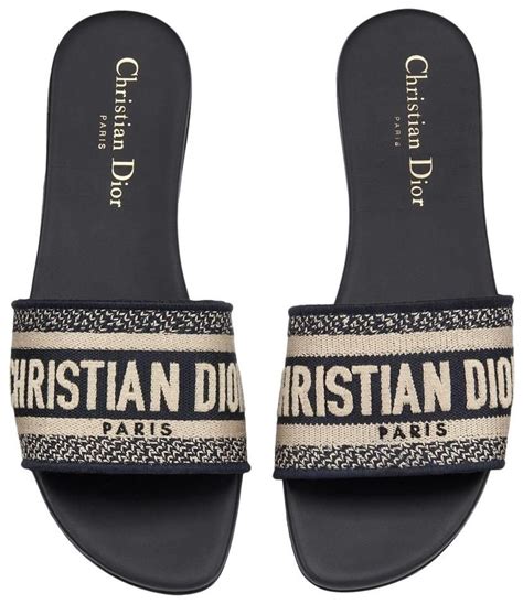 designer flat sandals dior|christian dior ladies sandals.